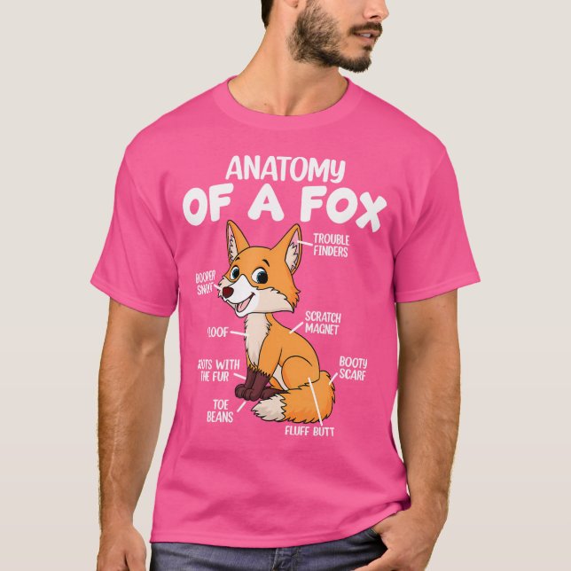 Camiseta Anatomia De Raposa (Frente)