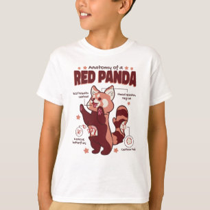 Camiseta Anatomia de um Amante de os animais de Panda Verme
