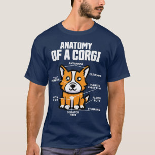 Camiseta Anatomia de um Amante de os animais Pet de Cachorr