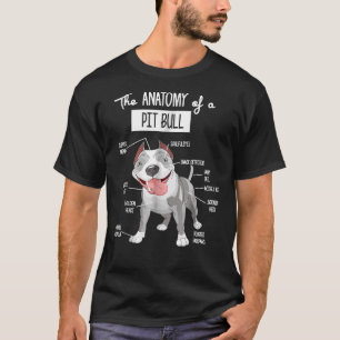 Camiseta Anatomia De Um Cachorro Pitbuloso
