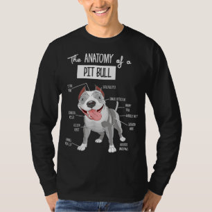 Camiseta Anatomia De Um Cachorro Pitbuloso