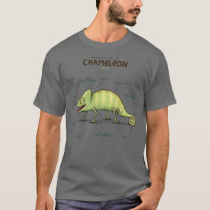 Camiseta Anatomia de um camaleão