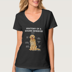 Camiseta Anatomia de um Cão-Retriever Ouro