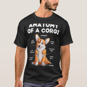 Camiseta Anatomia de um Corgi