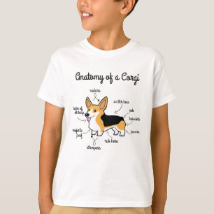 Camiseta Anatomia de um Corgi