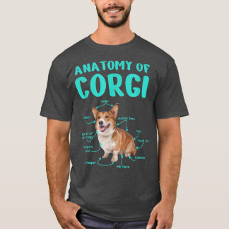 Camiseta Anatomia De Um Corgi, Presentes Para Alutadores De