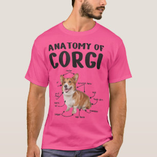 Camiseta Anatomia De Um Corgi, Presentes Para Alutadores De