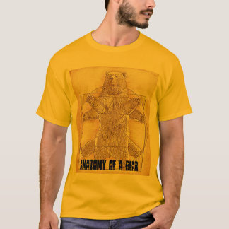 Camiseta Anatomia de um costume T do urso