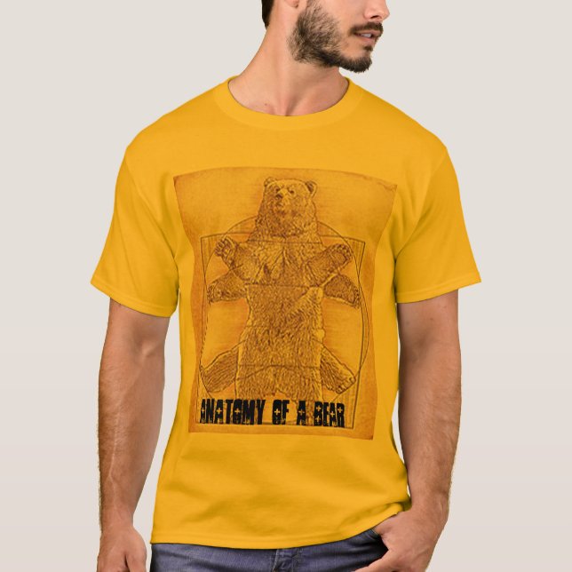 Camiseta Anatomia de um costume T do urso (Frente)