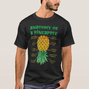 Camiseta Anatomia De Um Engordo De Abacaxi De Pineap Para B