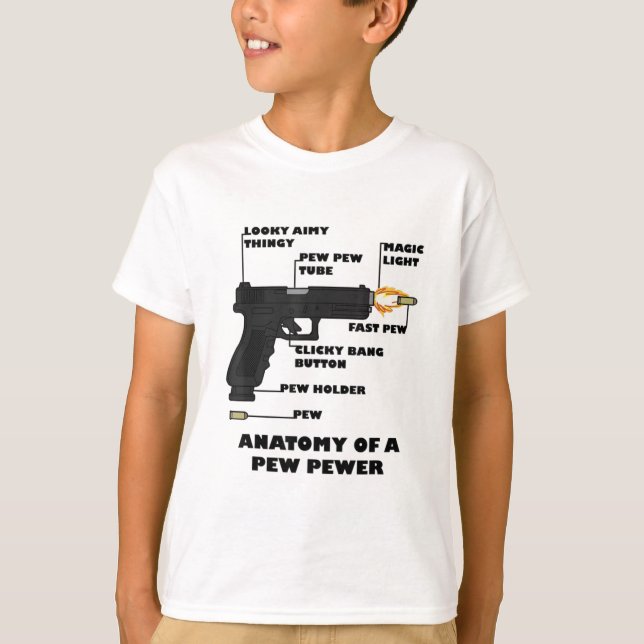 Camiseta Anatomia de um Memória Emenda de Pew Pewer Ammo e  (Frente)