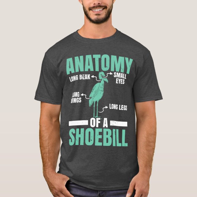 Camiseta Anatomia De Um Pássaro Baleeiro De Tapete (Frente)