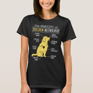 Camiseta Anatomia De Um Retriever Ouro