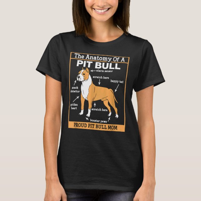 Camiseta Anatomia De Um Touro Para Mães (Frente)