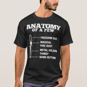 Camiseta Anatomia de uma bala de um dono de arma