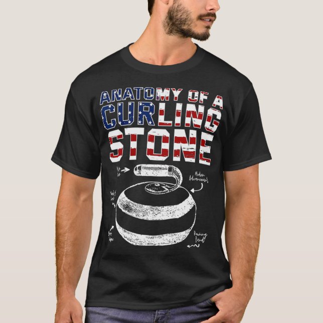 Camiseta Anatomia de uma bandeira amassada (Frente)