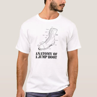 Camiseta Anatomia de uma bota do salto