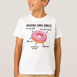 Camiseta Anatomia De Uma Rosquinha Suave E Deliciosa Rosqui