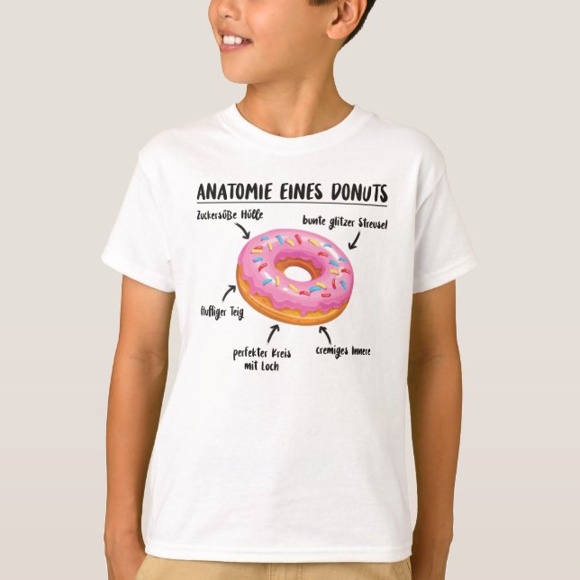 Camiseta Anatomia De Uma Rosquinha Suave E Deliciosa Rosqui (Frente)