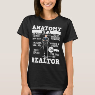 Camiseta Anatomia De Venda De Imóveis Engraçados Por Um I