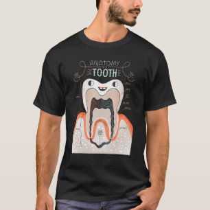 Camiseta Anatomia Dentista De Um Dente
