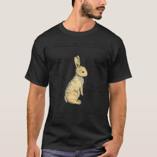 Camiseta Anatomia Do Animal Coelho Cute Adorava Sabor