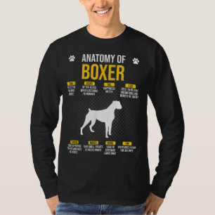 Camiseta Anatomia Do Cachorro-Boxer