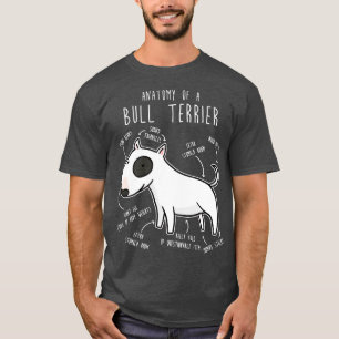 Camiseta Anatomia do Cão Bull Terrier