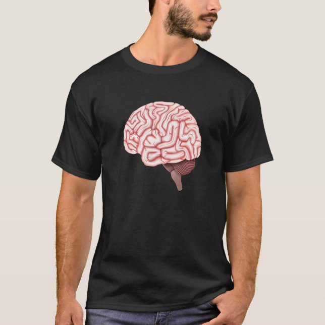 Camiseta Anatomia do cérebro humano Neurologista Ciência Ne (Frente)
