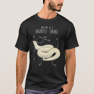 Camiseta Anatomia do Cobra de Hognose da Neve, Pet Mãe Engr