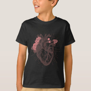 Camiseta Anatomia do Coração Anatômico Feminino