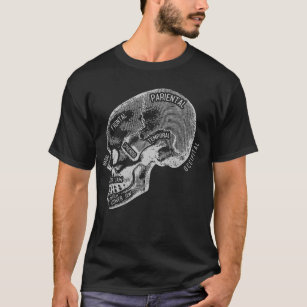 Camiseta Anatomia do crânio Radiologia