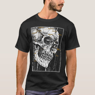 Camiseta Anatomia do crânio Radiologia Bióloga