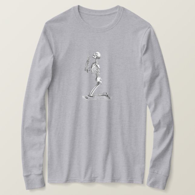 Camiseta Anatomia do esqueleto humano (Frente do Design)