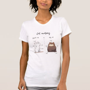 Camiseta Anatomia do gato