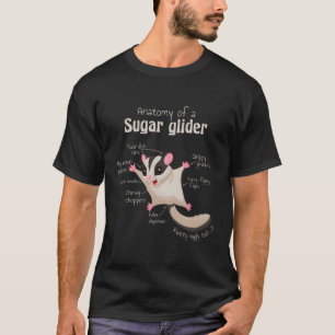 Camiseta Anatomia do Glider de Açúcar
