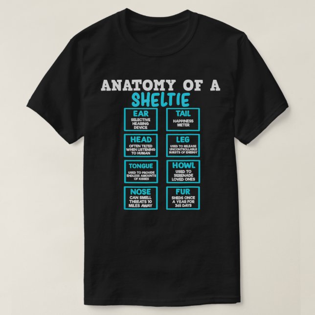 Camiseta Anatomia do japonês de uma bola de dragão de Shelt (Frente do Design)