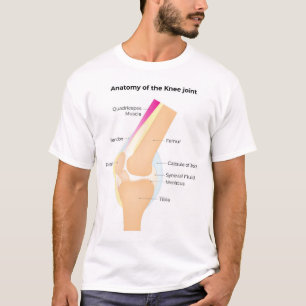Camiseta Anatomia do joelho