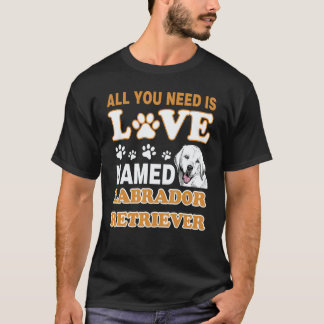 Camiseta Anatomia do Labrador de um Cão Retriever Labrador