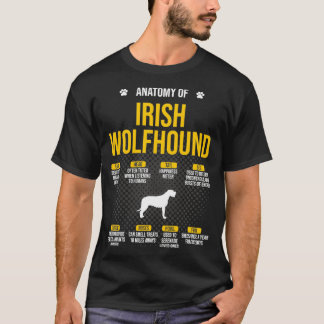Camiseta Anatomia Do Lobo Irlandês
