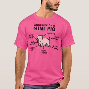 Camiseta Anatomia Do Mini Porco Premium167