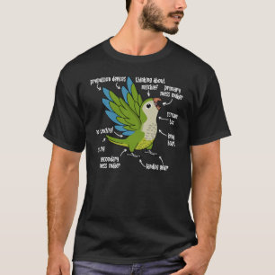 Camiseta Anatomia do papagaio I Calor de periquito de monge