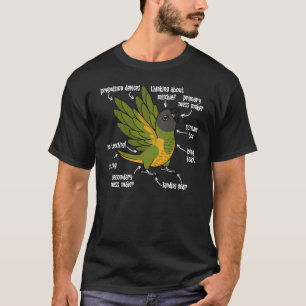 Camiseta Anatomia do papagaio no Senegal