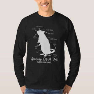 Camiseta Anatomia Do Rato Para Quaisquer Amantes De Rato E 