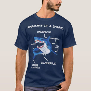 Camiseta Anatomia do tubarão