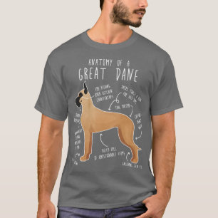 Camiseta Anatomia dos cães com grande dano derrubada