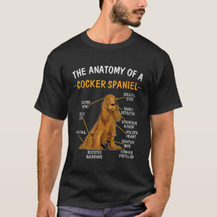 Camiseta Anatomia Engraçada De Um Espanhol De Cachorro Para