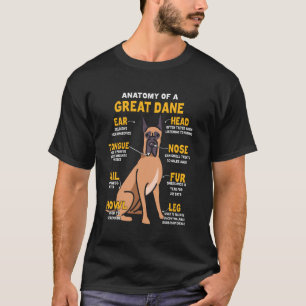 Camiseta Anatomia Engraçada De Uma Grande Piada De Cachorro