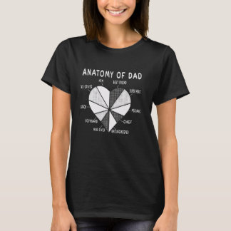 Camiseta ANATOMIA ENGRAÇADA DO PAI no Dia dos Pais