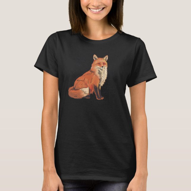 Camiseta Anatomia Fox Lindas Vulpes Doces Retrô Vi (Frente)